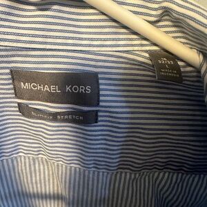 Michael Kors mens button down shirt